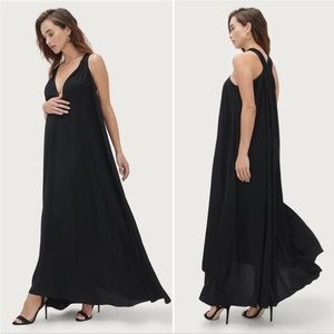 Hatch Maternity the Fete Gown dress black Size OS